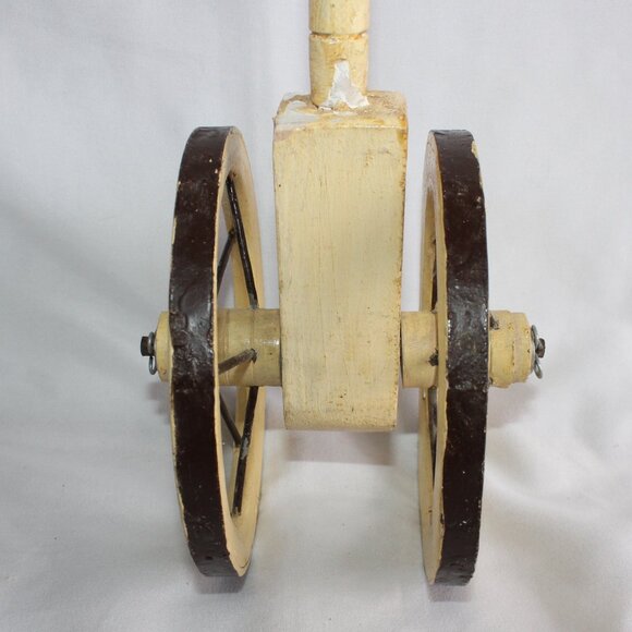 Antique Victorian Horse Stick Toy on Wheels 20.5 in Tall - Picture 7 of 14